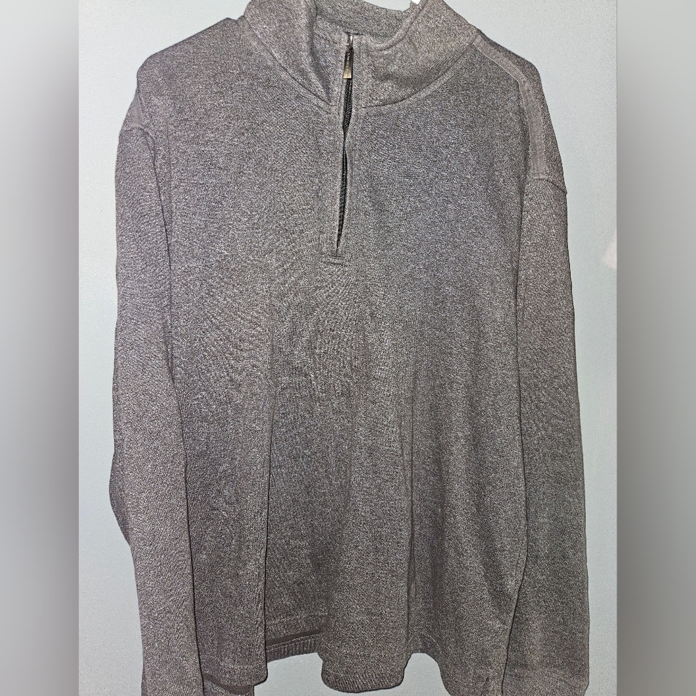 Van Heusen Mens Long Sleeve Gray Pullover Size Xxl